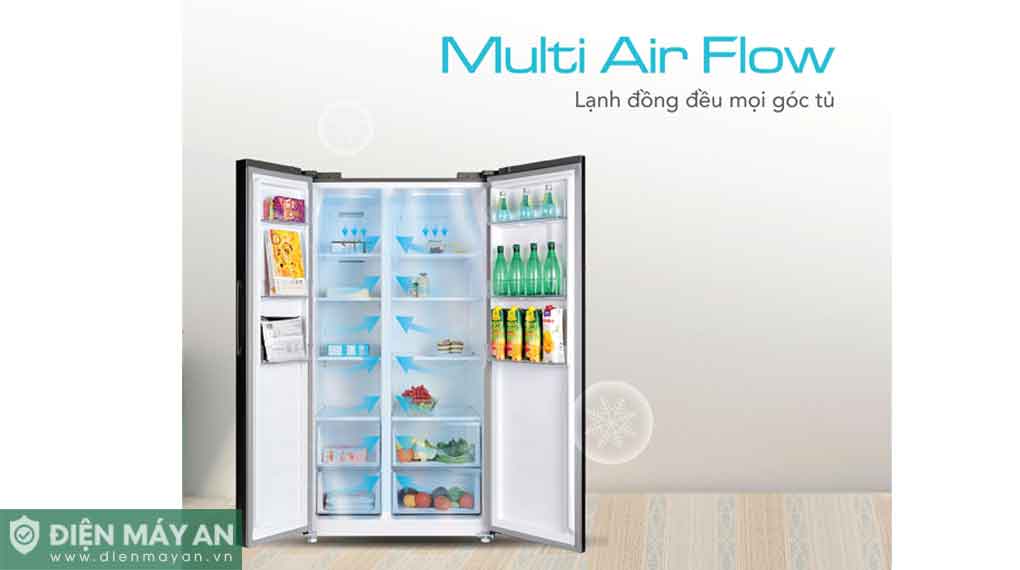 Tủ lạnh Funiki Inverter 503 lít Multi Door HR M8503TB